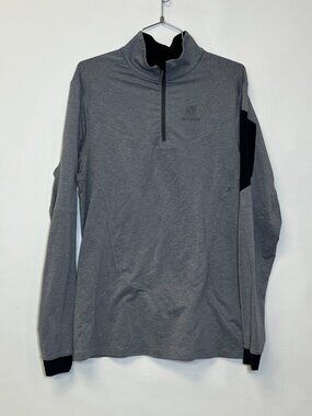 Black Yak Mens Quarter Zip Pullover Sweater - Size Medium - EPHHV9